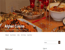 Tablet Screenshot of afghancuisinebook.com